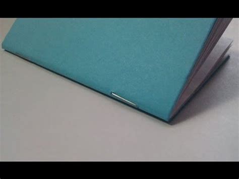 How to bind a book with staples (saddle stitch binding) - YouTube | Book binding diy, Saddle ...