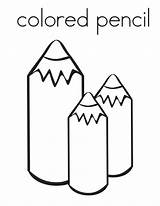 Pencil Coloring Pages  Free Printable For Kids sketch template