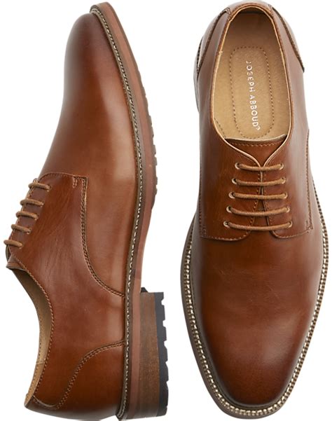 Joseph Abboud Tan Plain Toe Oxfords - Men's Casual Shoes | Men's Wearhouse