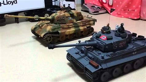 Tamiya Tiger tanks 1/16 Scale RC - YouTube