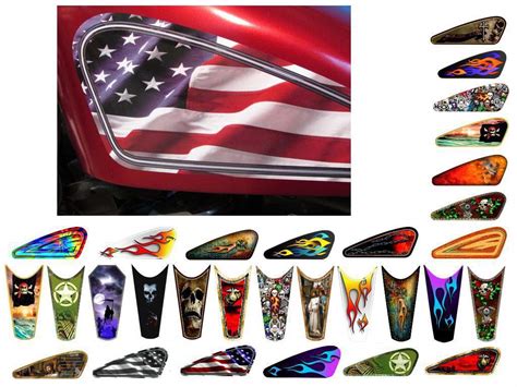 Buy Motorcycle Tank Decals/Sets - for Harley Davidson Sportster Honda ...