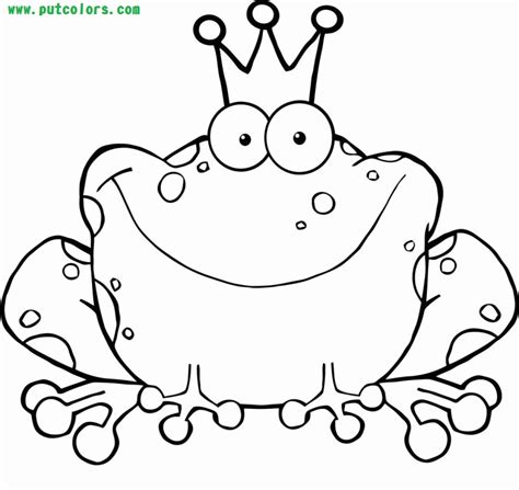 Silly Frog Coloring Pages