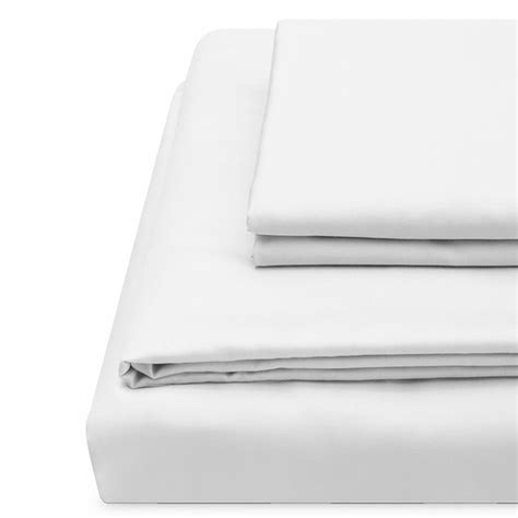 Percale Bed Sheets // White (Twin) - Molecule - Touch of Modern