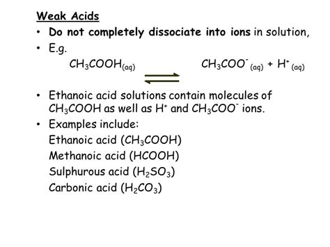 Dissociation Of Acetic Acid In Water Equation - Tessshebaylo