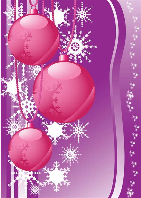 Snowflakes and Christmas balls vector ai eps | UIDownload