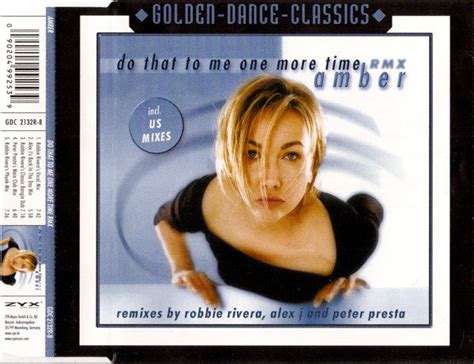 Amber - Do That To Me One More Time - Remix CD Maxi Single – borderline ...