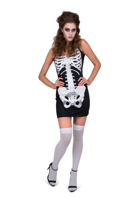 Women's Skeleton Costume Dress - Walmart.com