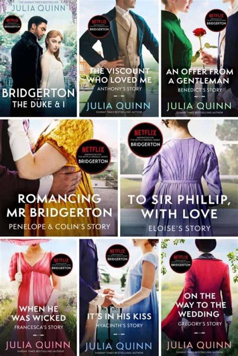 Julia Quinn Bridgerton Novels In Order : Ranking Reviewing The ...