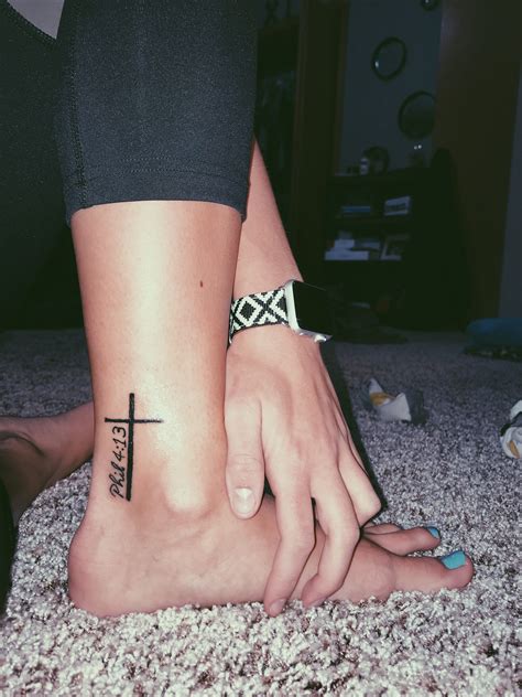 Philippians 4:13. | Christliche tätowierungen, Tattoo und piercing, Religiöse tattoos