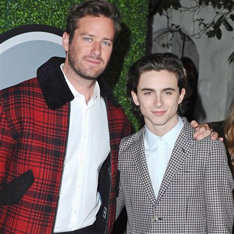 Armie Hammer & Timothée Chalamet Dish on Their IRL Friendship