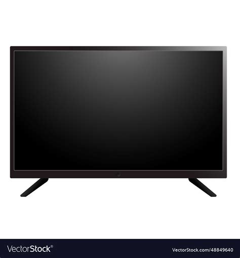 Flat tv screen Royalty Free Vector Image - VectorStock