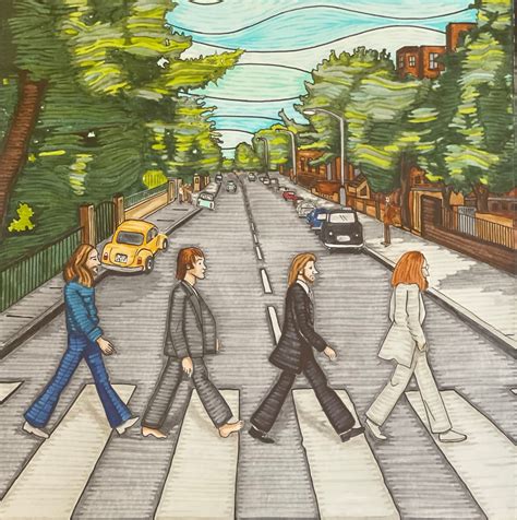 The Beatles Abbey Road Original Album Cover Art Plus Album - Etsy