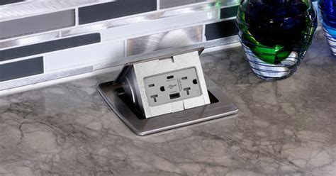 Pop Up Socket Flush Fitting Italian Design Electric Power Kitchen ...