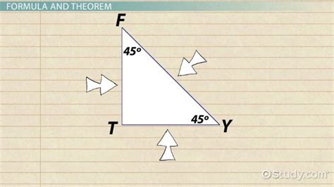 45-45-90 Triangle | Formula, Rules & Examples - Lesson | Study.com