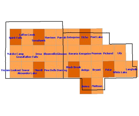 WBBA, Region 6 Quad Map