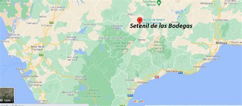 ¿Dónde está Setenil de las Bodegas? Mapa Setenil de las Bodegas - ¿Dónde está la ciudad?