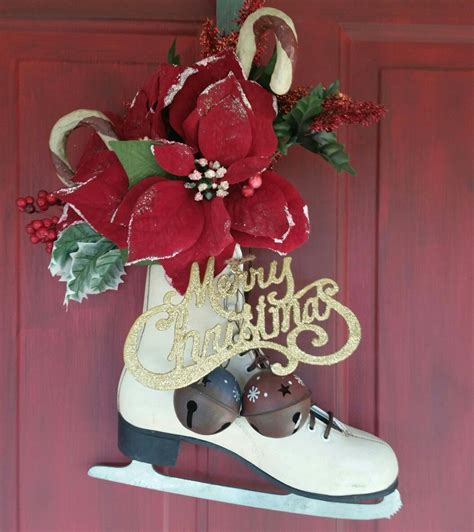 Ice skate Christmas decoration | Christmas decorations, Christmas ice ...