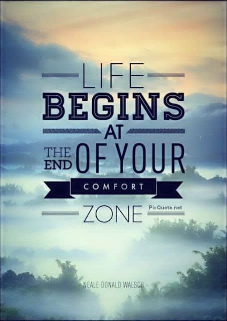 Life Begins at the End of Your Comfort Zone