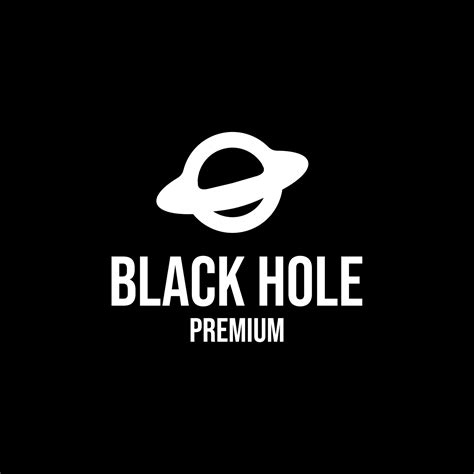 Black hole logo icon design illustration 3189942 Vector Art at Vecteezy