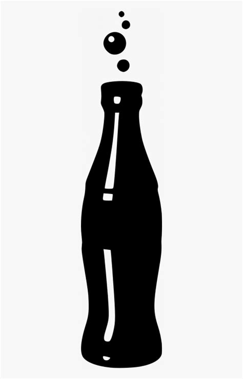 Vector Illustration Of Black Soda Drink - Coca Cola Bottle Svg , Free Transparent Clipart ...