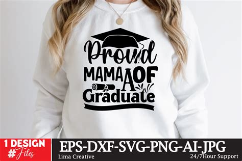 Proud Mama of the Craduate SVG Graphic by Lima Creative · Creative Fabrica