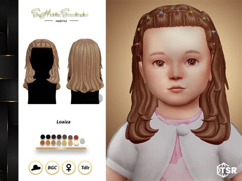 37+ Best Sims 4 Toddler Hair CC You need to download! themodsbabe.com