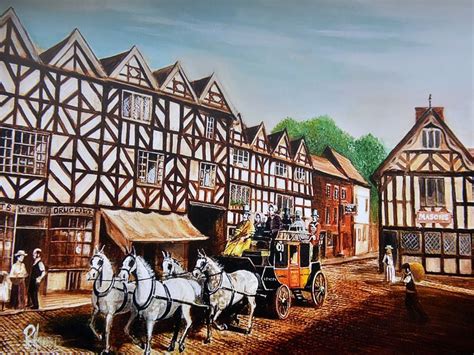 Then and now: Old photos and beautiful painting show how Shifnal has changed over the years ...