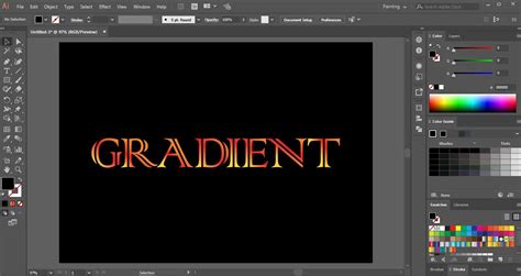 Fill Text with Gradient in Adobe Illustrator - Adobe Tutorial