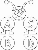 Free Printable Abc Coloring Pages sketch template