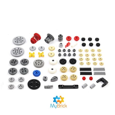 Lego Technic Gears - Lego Parts 32072, 60c01, 32498, 32269, 32270, 3649, 3648, 94925, 10928 ...