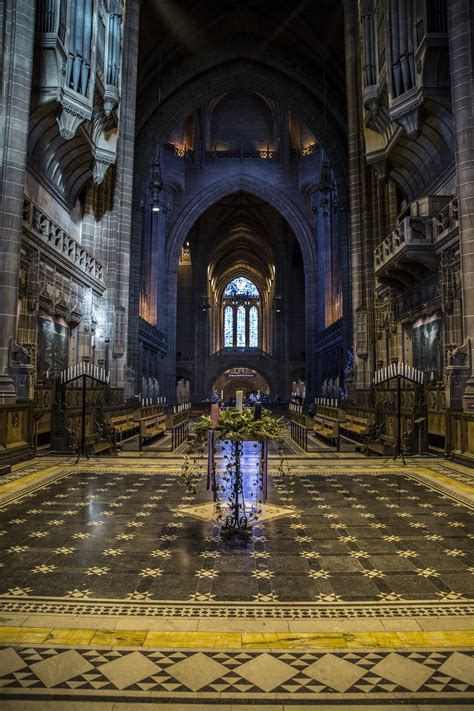 Interior Of Liverpool Cathedral Free Stock Photo - Public Domain Pictures