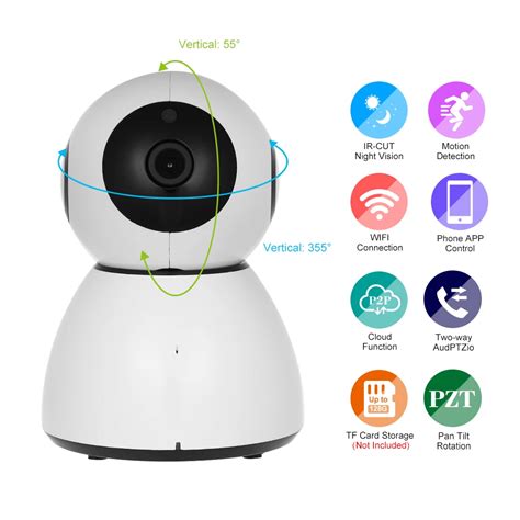 1080P Wifi IP Camera Surveillance Security Cloud Camera PTZ Camera ...