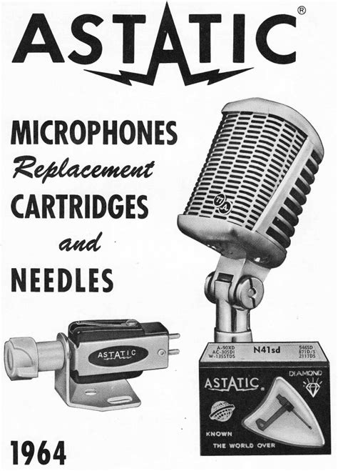 Astatic Microphones 1964 – Preservation Sound