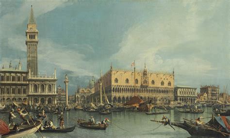 Giovanni Antonio Canal, called Canaletto (Venice 1697-1768) , The Molo, Venice, from the Bacino ...