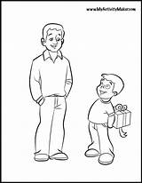 Father Coloring Pages  Home sketch template