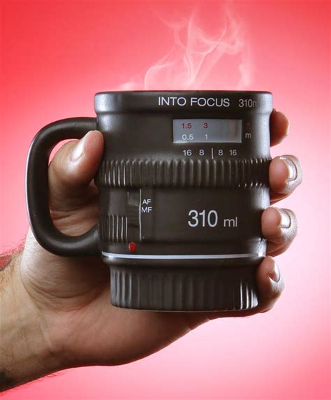 Into Focus DSLR Camera Lens Coffee Mug | Gadgetsin