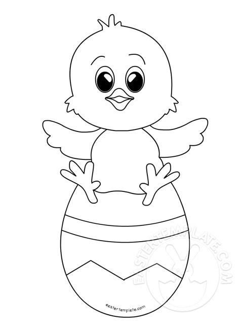 chick-easter-egg | Easter Template