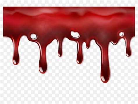 Dripping blood template vector PNG - Similar PNG