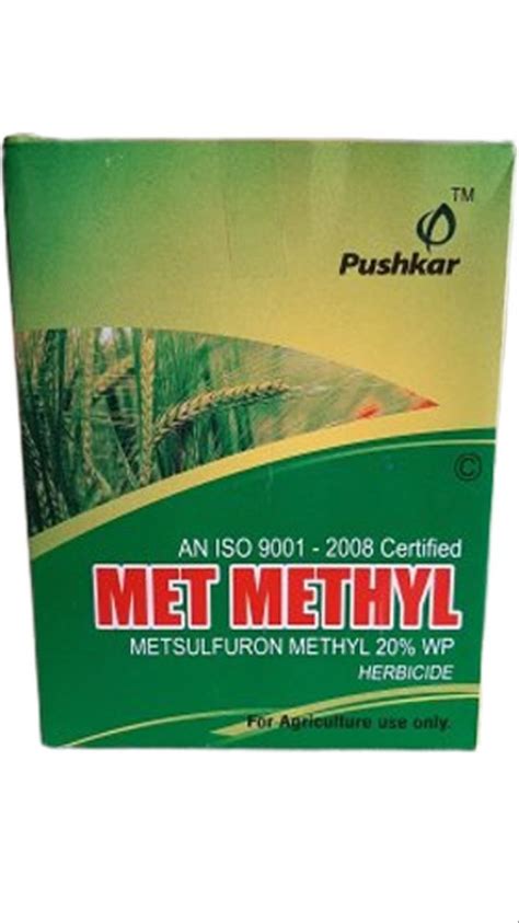 Met Methyl Metsulfuron Methyl 20% WP Herbicide Agricultural Herbicides at Rs 50/box ...