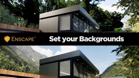 All The Creative Ways For Your Model Backgrounds (Skybox) with Enscape