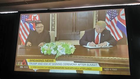 Trump and Kim Jong Un sign historic letter