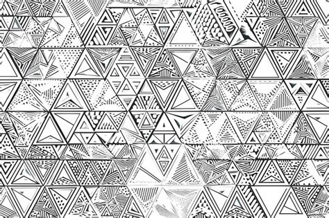 Premium AI Image | a black and white photo of a group of geometric shapes.