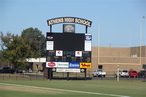 Athens High School Football Stadium Scoreboard---Athens, Al. - a photo ...