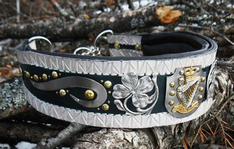 Irish Martingale Collar – Oli Collars Custom and Designer Leather Dog ...