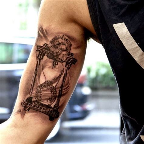 Hourglass Tattoos for Men - Ideas and Inspiration for Guys