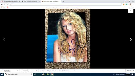 Taylor Swift's Autograph - Autograph Live