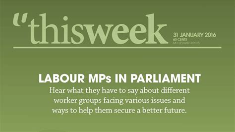 Labour MPs in Parliament