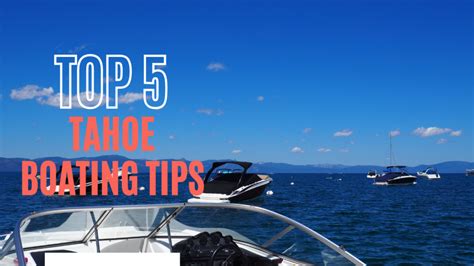 Tahoe Boating Tips – 5 Things you need to know • South Shore Lake Tahoe ...