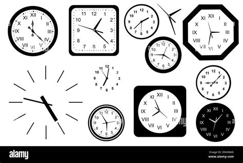 Types clock hi-res stock photography and images - Alamy