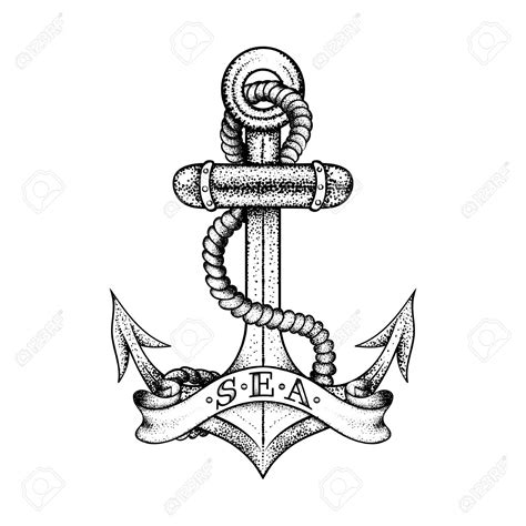 Ship Anchor Drawing at GetDrawings | Free download